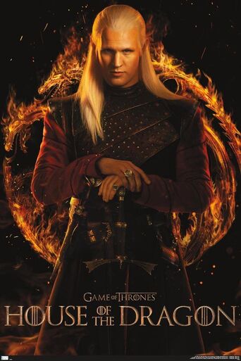 Trends International House of the Dragon Daemon One Sheet Wall Poster 22 375 x 34 Premium U 1